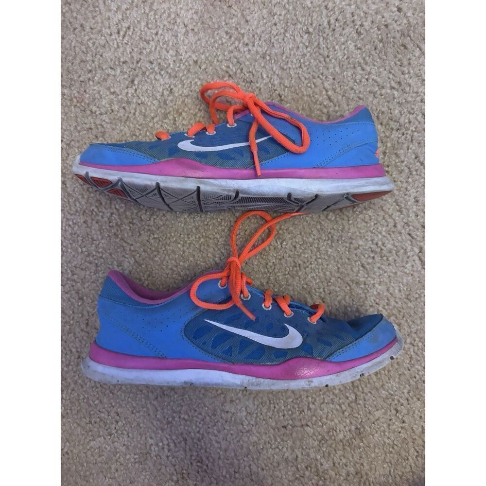 Nike Training Flex TR2 Women's Athletic Running Shoes Pink / Lavender Size 8 - Picture 7 of 8